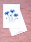 Preview: Premium Postkarte "Kornblume"